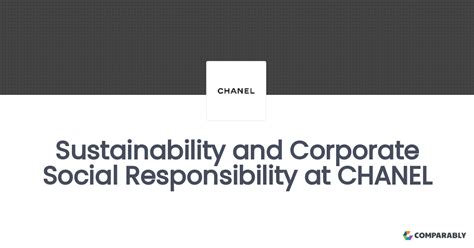 chanel corporate social responsibility|chanel sustainability goals.